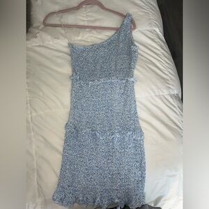 Princess Polly Blue One Shoulder Dress